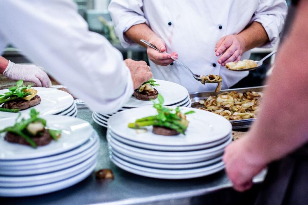 Chefs In Work Uniforms