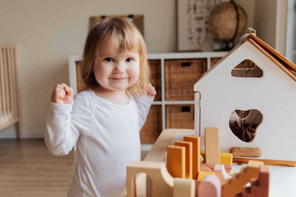 Child Playing Independetly