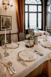 Fine Dining Table At Restaurant