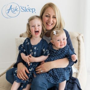 Ashely O'Kane With Two Daughters