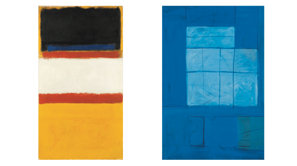 Mark Rothko, Untitled (Red, Yellow, Blue, Black and White), 1950, Oil on canvas, 67 1:2” x 38 1:4”