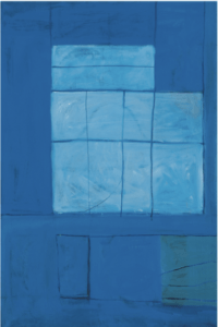 William Scott, Blue East, 1964, Oil on canvas, 73” x 48”
