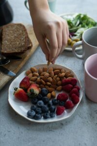 Plate With Berries And Nuts