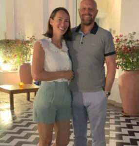 Emma Hopkinson With Her Husband