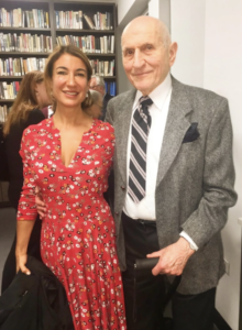 Anita Rogers with her father, Rabbi Dr. Martin A. Cohen