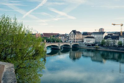 Scenic View Of Middle Bridge In Basel
